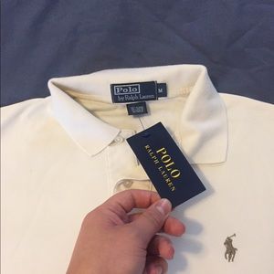White Creme Ralph Lauren Polo T